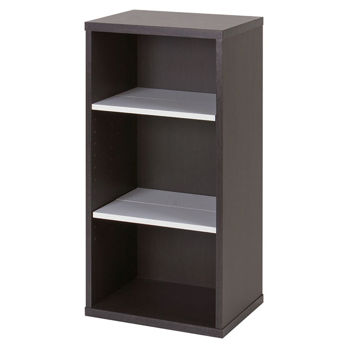 コミックシェルフ 幅40cm 高さ80cm コミディス 前後棚 大収納 本棚 DVD