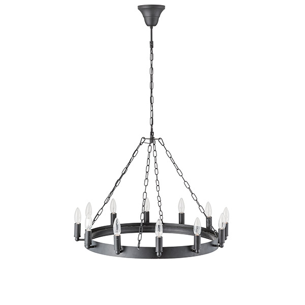 オットマンクラシック シャンデリア 7灯 全高116cm 直径37cm