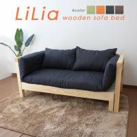 LiLiaSOFABED木製ソファベッドセミシングルすのこ