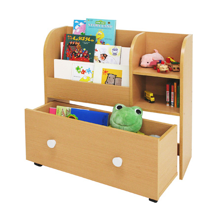 C-C-B NAK-IDS (ネイキッズ) Nakids ネイキッズ おもちゃ箱 付き 絵本ラック 子供部屋 キッズ